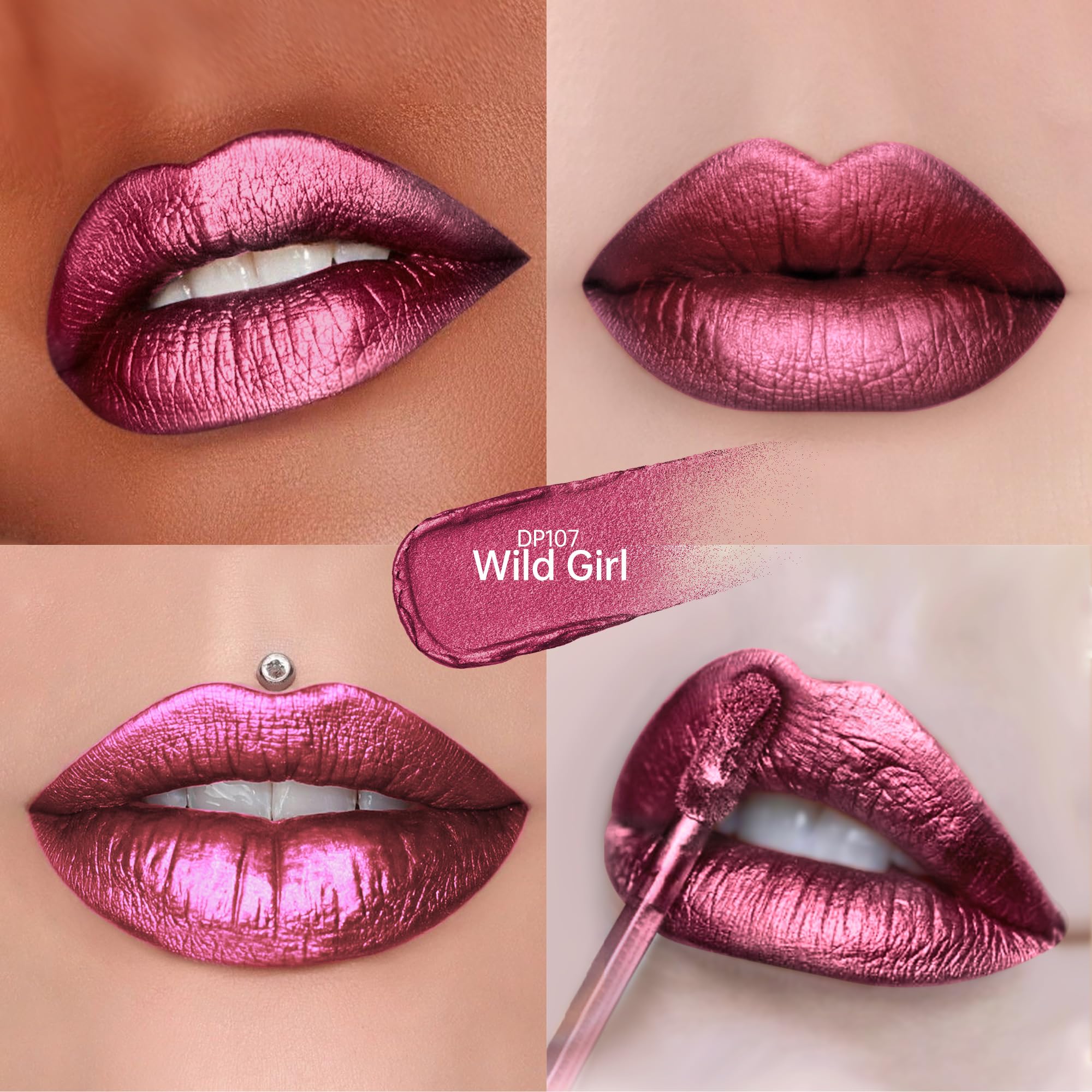 Labial resistente al agua de Depuplum para labios definidos sin transferencia