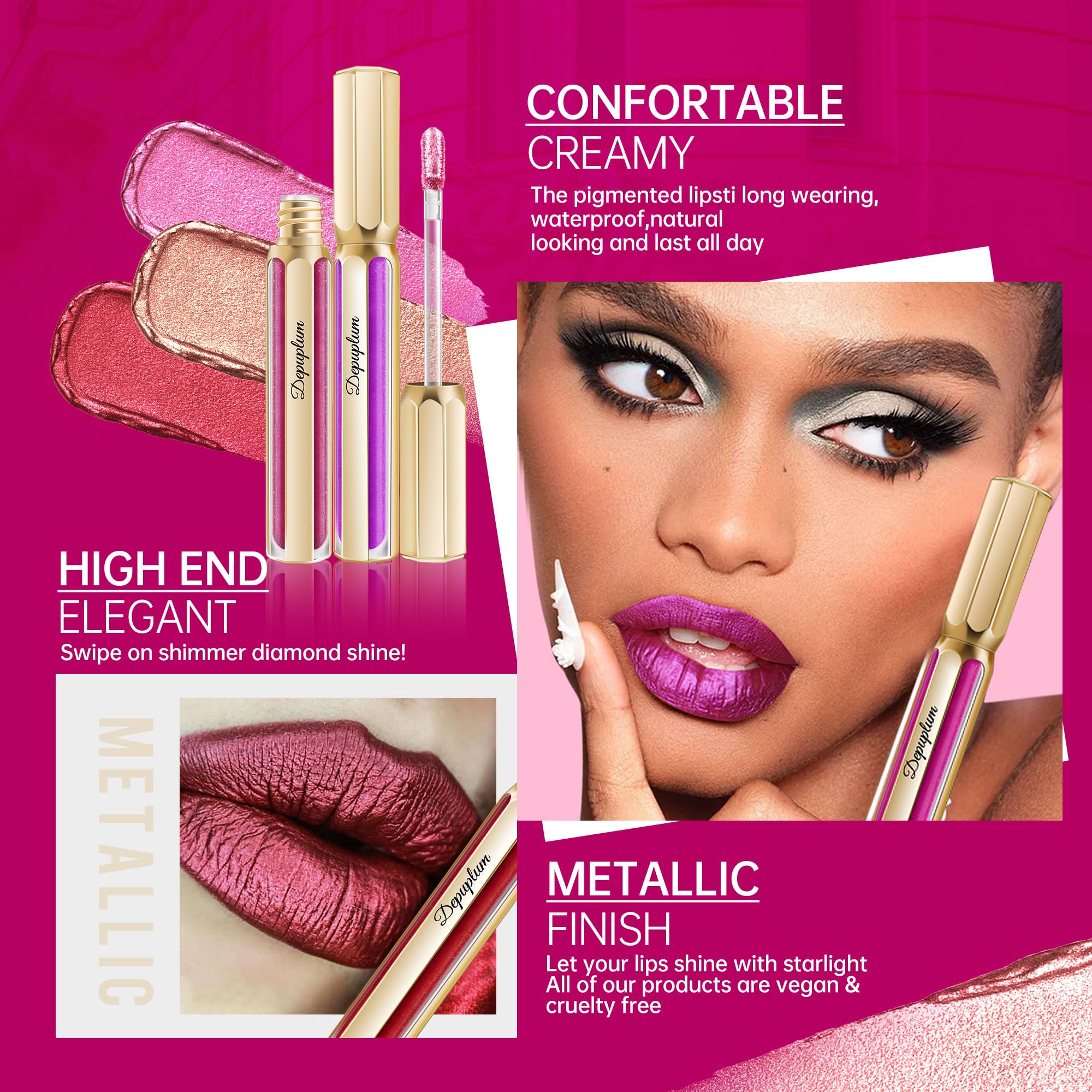 Depuplum tubo metalico detalle elegancia en cada aplicacion