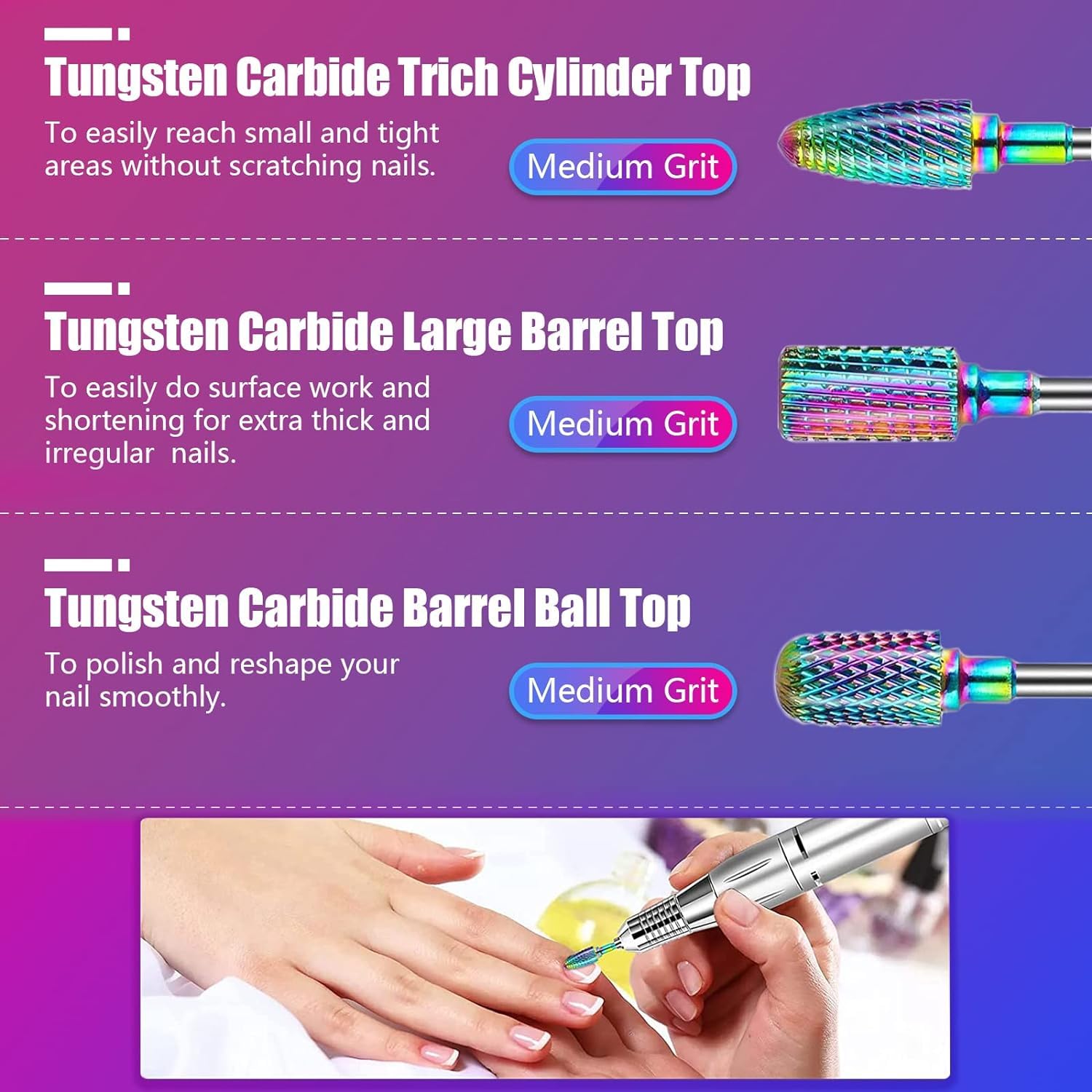 Depvko punta carburo-tungsteno para remover capas duras con precisión