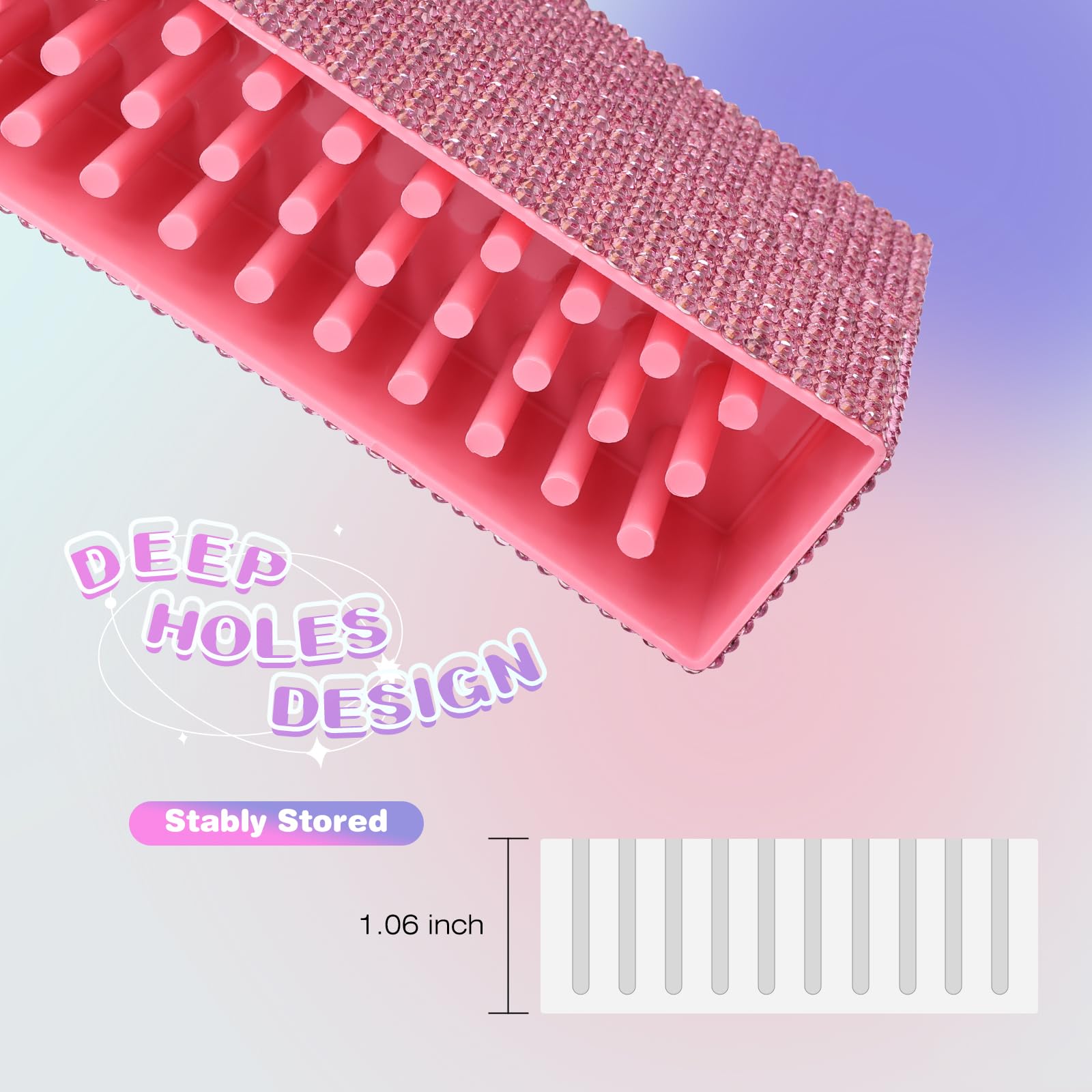 Depvko base antideslizante evita deslizamientos y mantiene los bits en su lugar.