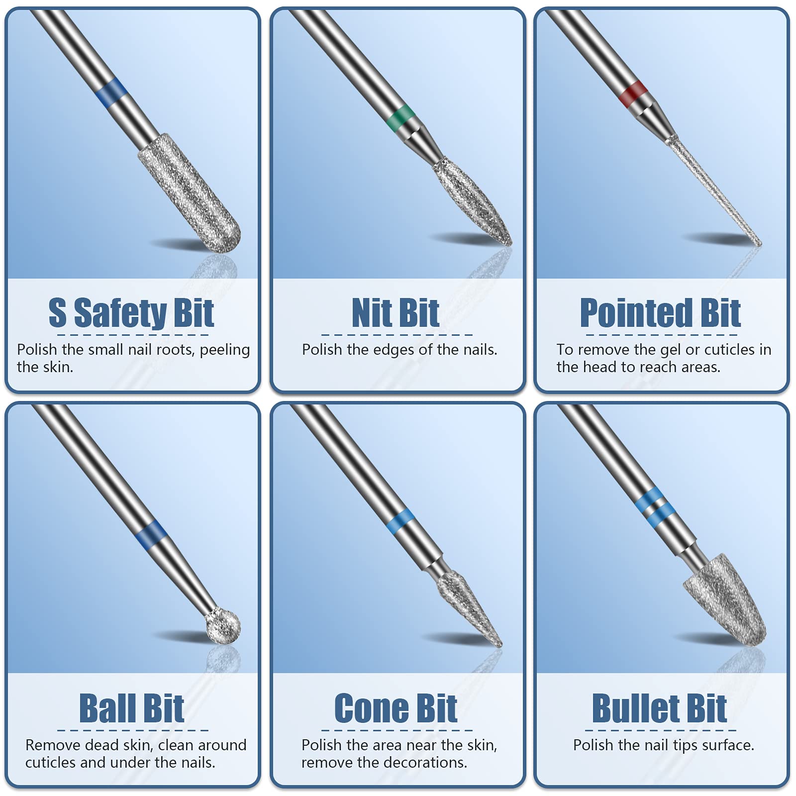 Depvko brocas carburo tungsteno 3-32 pulgadas, precisión y durabilidad en uñas