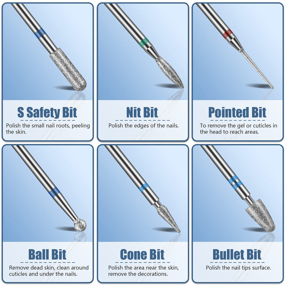 Depvko brocas carburo tungsteno 3-32 pulgadas, precisión y durabilidad en uñas