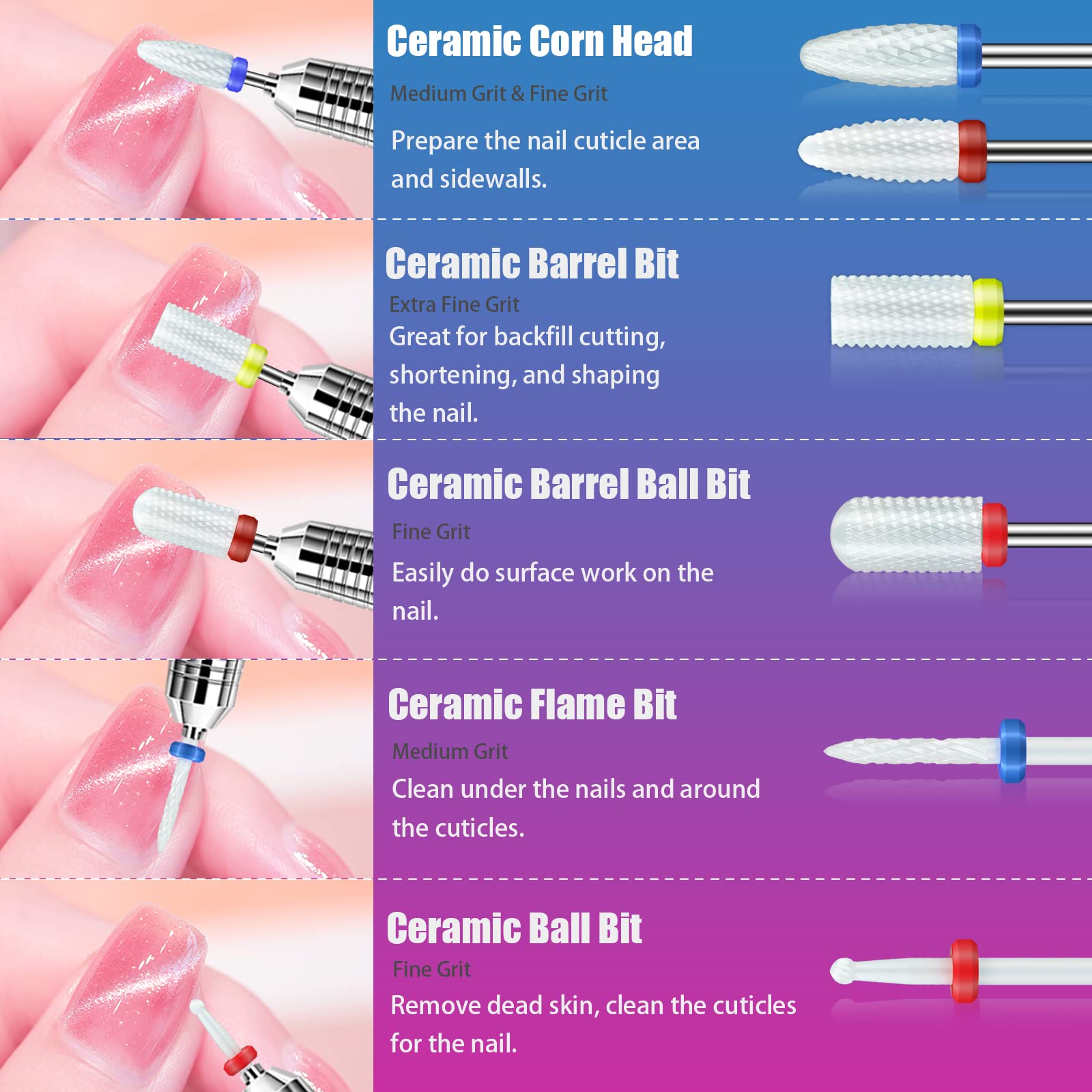 Depvko brocas uñas carburo de tungsteno para mayor durabilidad y precisión.