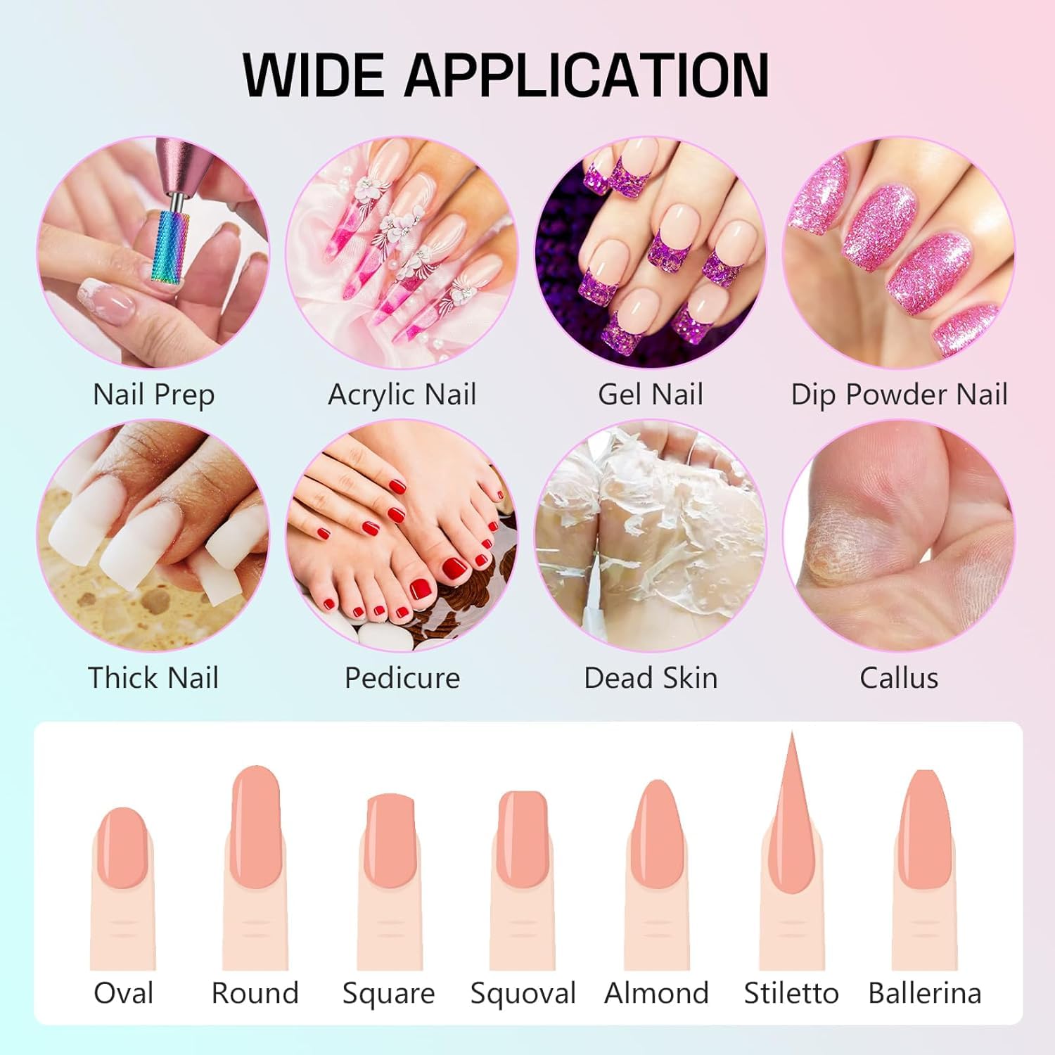 Depvko kit profesional de uñas para casa o salón