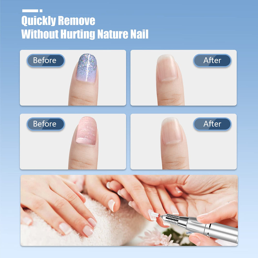 Depvko cepillo incluido, limpieza rápida de herramientas de uñas