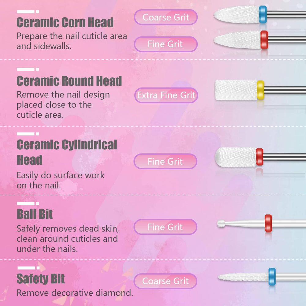 Depvko puntas cerámicas uñas con buena disipación de calor