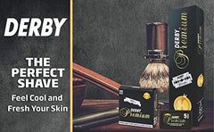 Derby Premium empaque abierto: sensación de metal suave y profesional