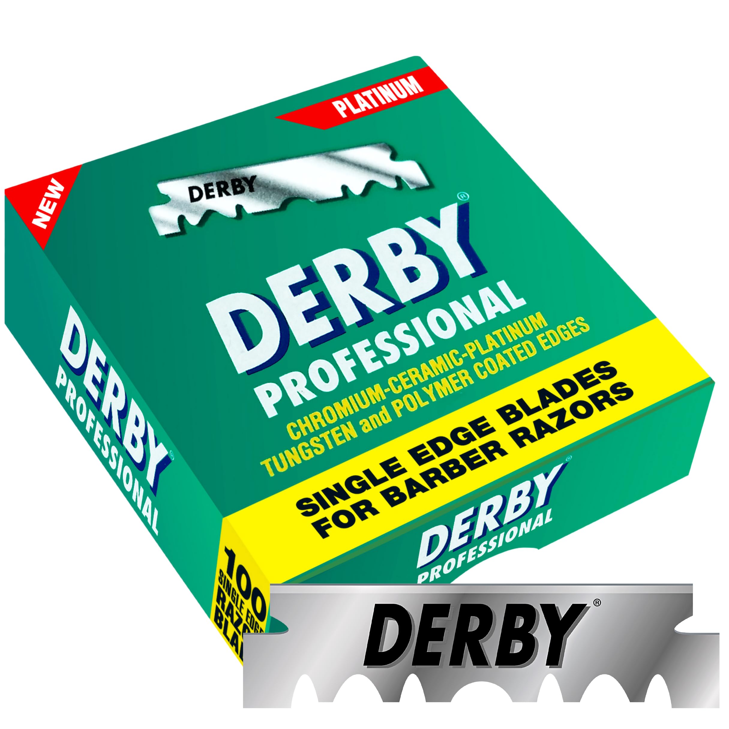 Hojas Derby Profesional en blister demuestran higiene y conveniencia.