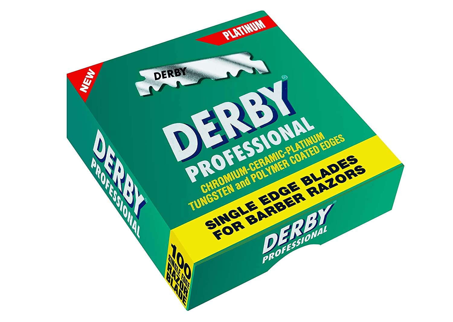 Derby Professional – afeitado cómodo y confiable con hojas de filo único.