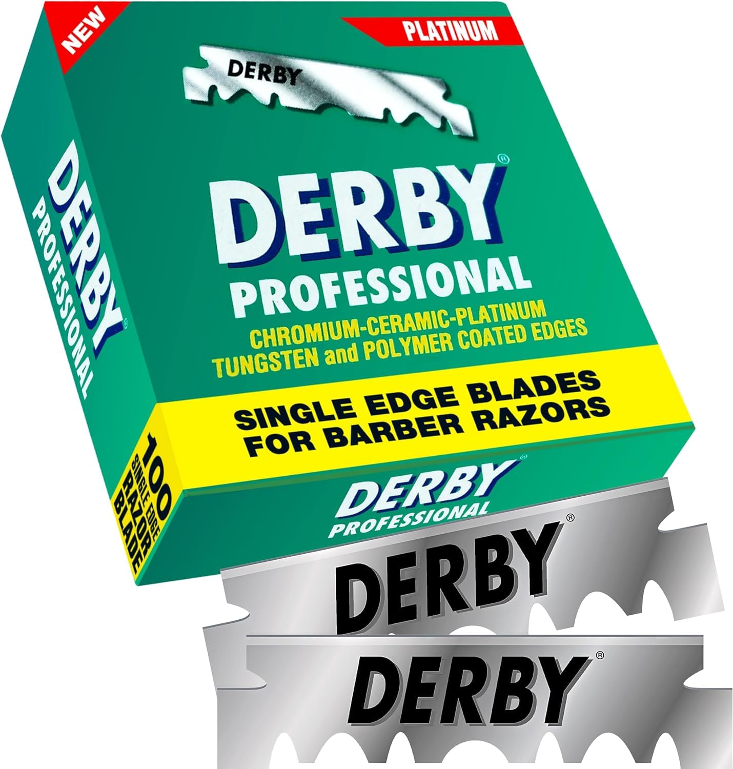 Derby Professional compatible con navajas rectas y shavette para varios estilos.