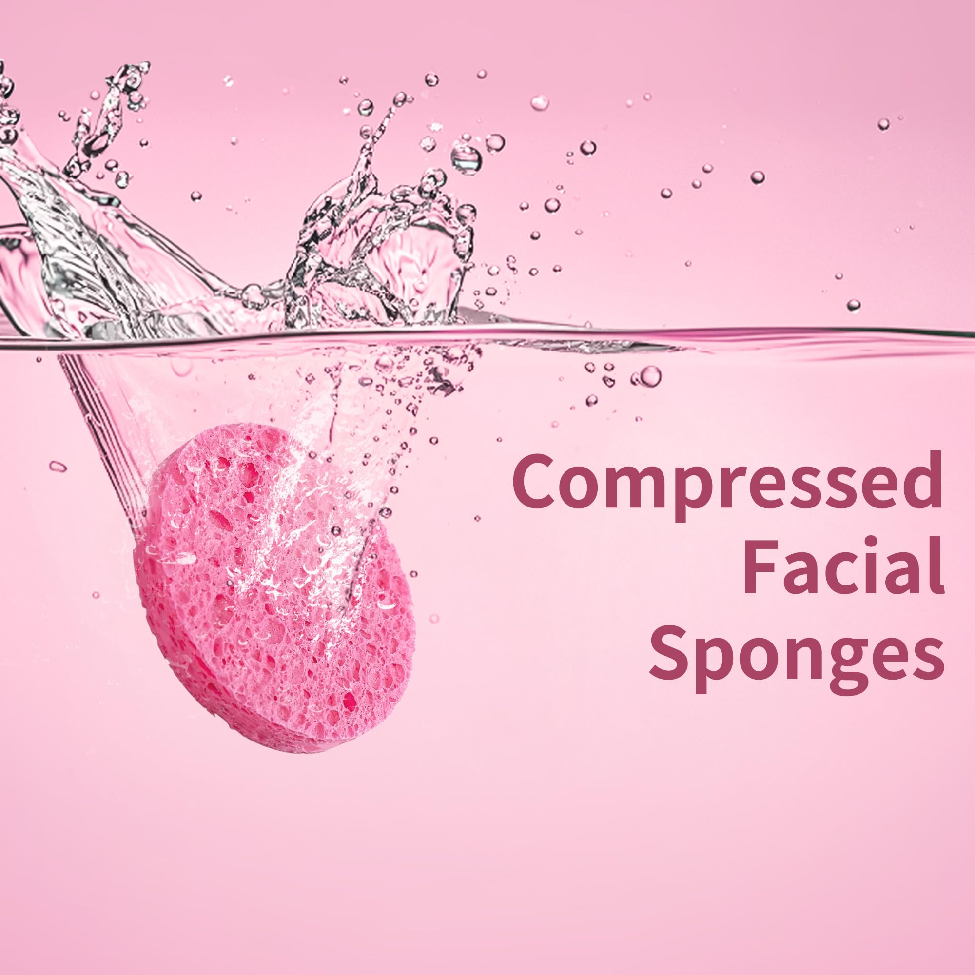 Derloyo esponjas faciales comprimidas para exfoliación suave