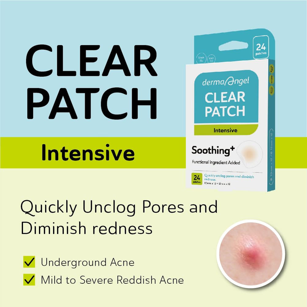 Parche DERMA ANGEL para uso día y noche en zonas problemáticas.