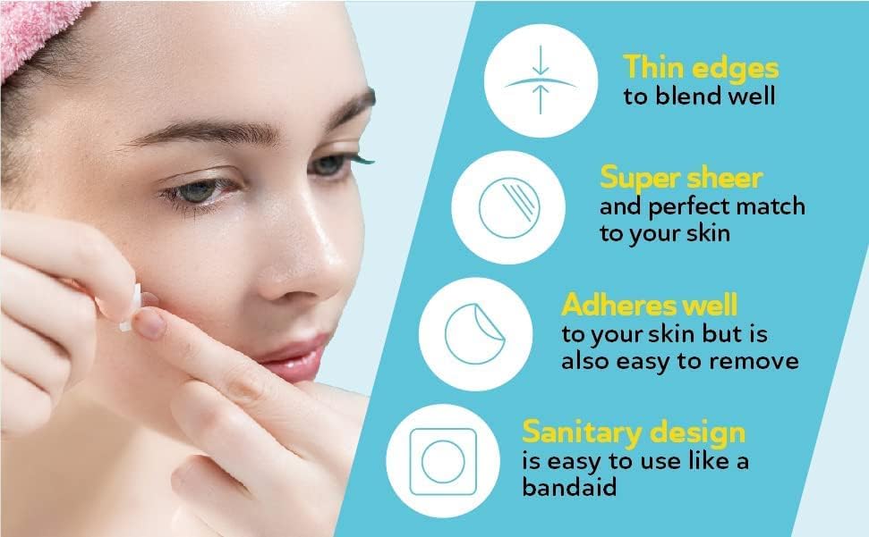 DERMA ANGEL parche día y noche, acabado mate y cobertura ultrafina.