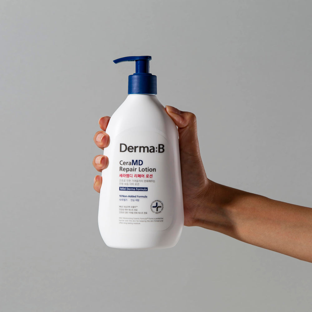 Derma B CeraMD alivia picor y sequedad con uso suave.
