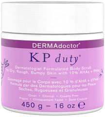 DERMAdoctor KP Bump Eraser, bote 16oz, exfoliación suave para piel más lisa.