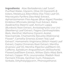 DERMA E aloe vera hidrata suavemente la piel seca del cuero cabelludo.