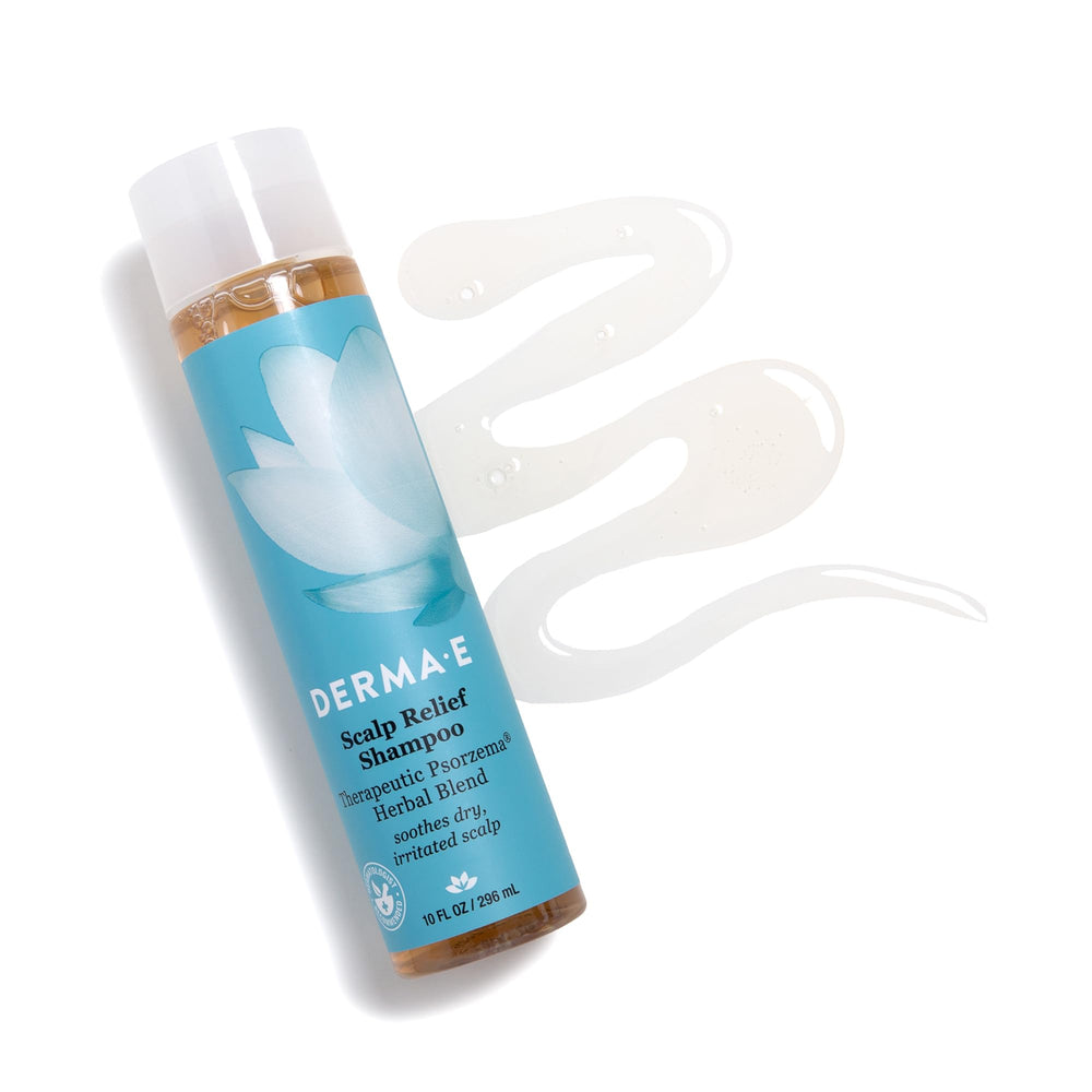 Derma E Caspa Relieve Cuero Cabelludo: nutrición profunda para cabello suave.