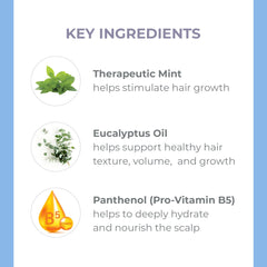 DERMA E Champú Engrosador: etiqueta natural y envase reciclable para uso diario.
