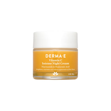 DERMA-E Crema de Noche Vitamina C en jarra para revitalización nocturna