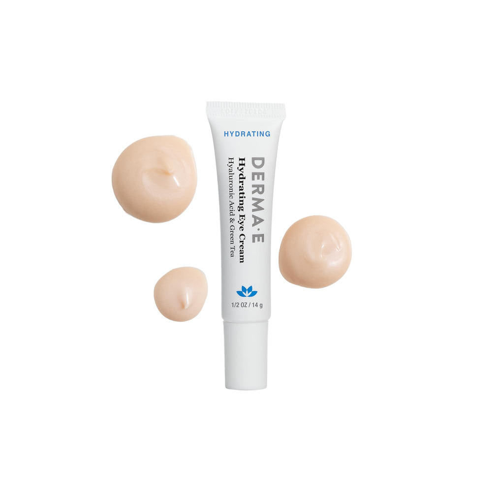 Derma E efecto calmante suave para la mirada.