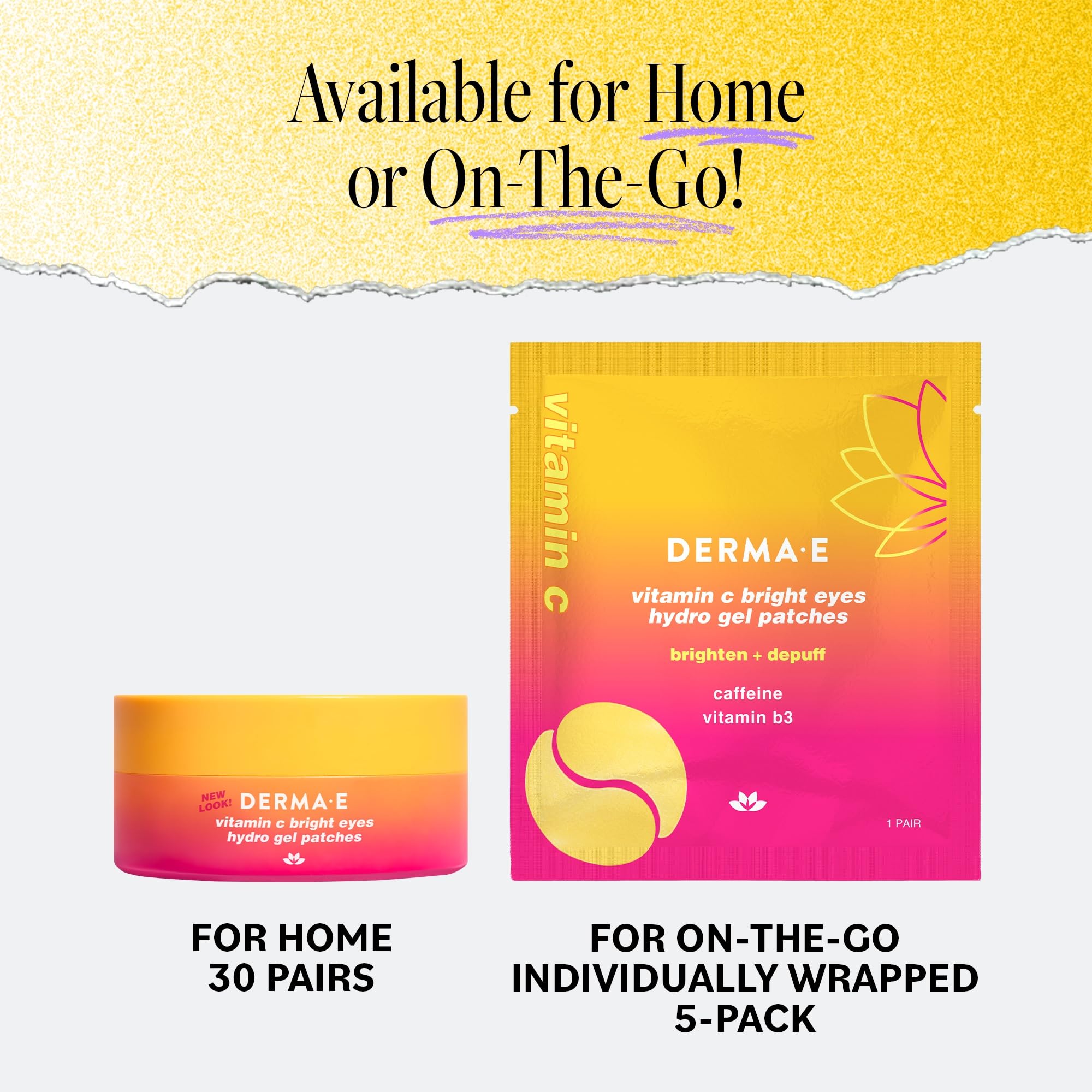 Embalaje reciclable y fórmula vegana de Derma E.