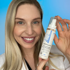 DERMA E esqualano, ingrediente activo, hidrata intensamente y suaviza la piel.