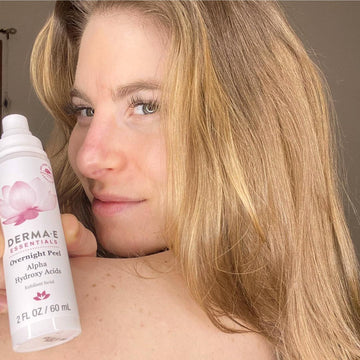 Sin gluten: Derma E Overnight Peel cuida piel sin irritantes