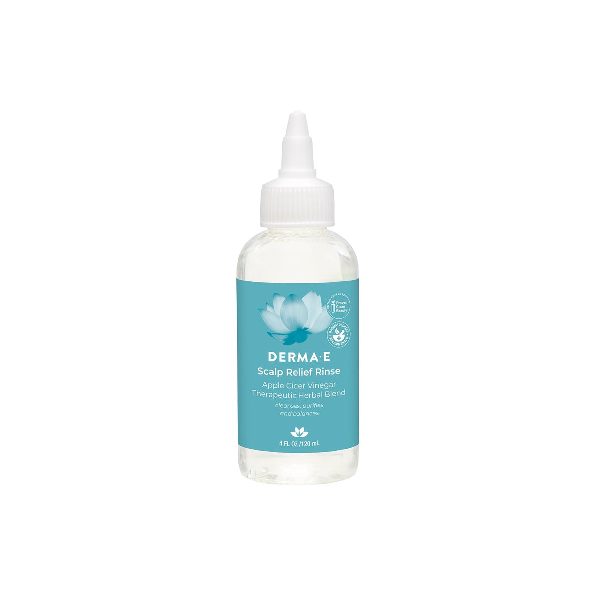 Derma E exfoliante para cuero cabelludo, enjuague, bote 4 oz para uso diario.