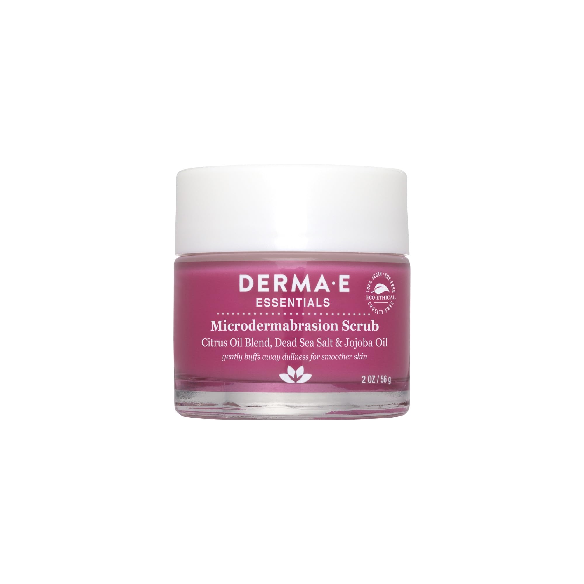 DERMA E exfoliante facial microdermoabrasion para piel suave y renovada