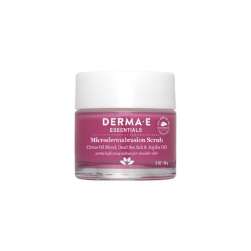 DERMA E exfoliante facial microdermoabrasion para piel suave y renovada