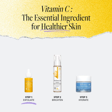 Fórmula natural de Derma E sin parabenos ni sulfatos para la piel.