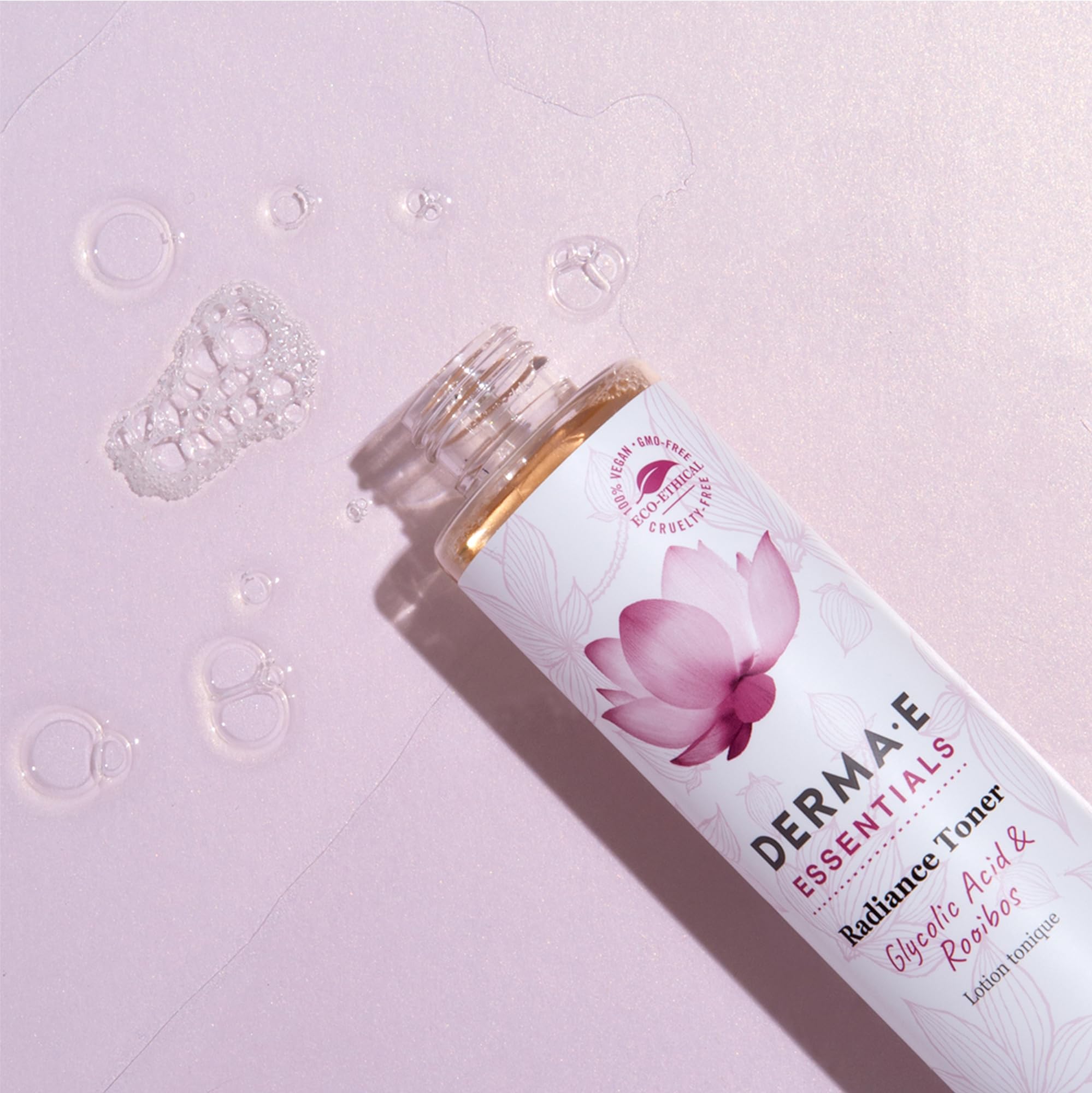 Derma E Tónico Radiancia: extracto de rosa mosqueta para regenerar la piel