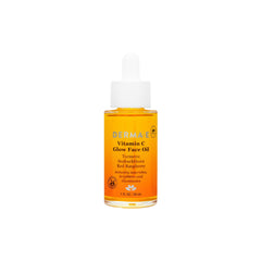 Derma E Vitamina C Brillo facial en botella, iluminación suave.