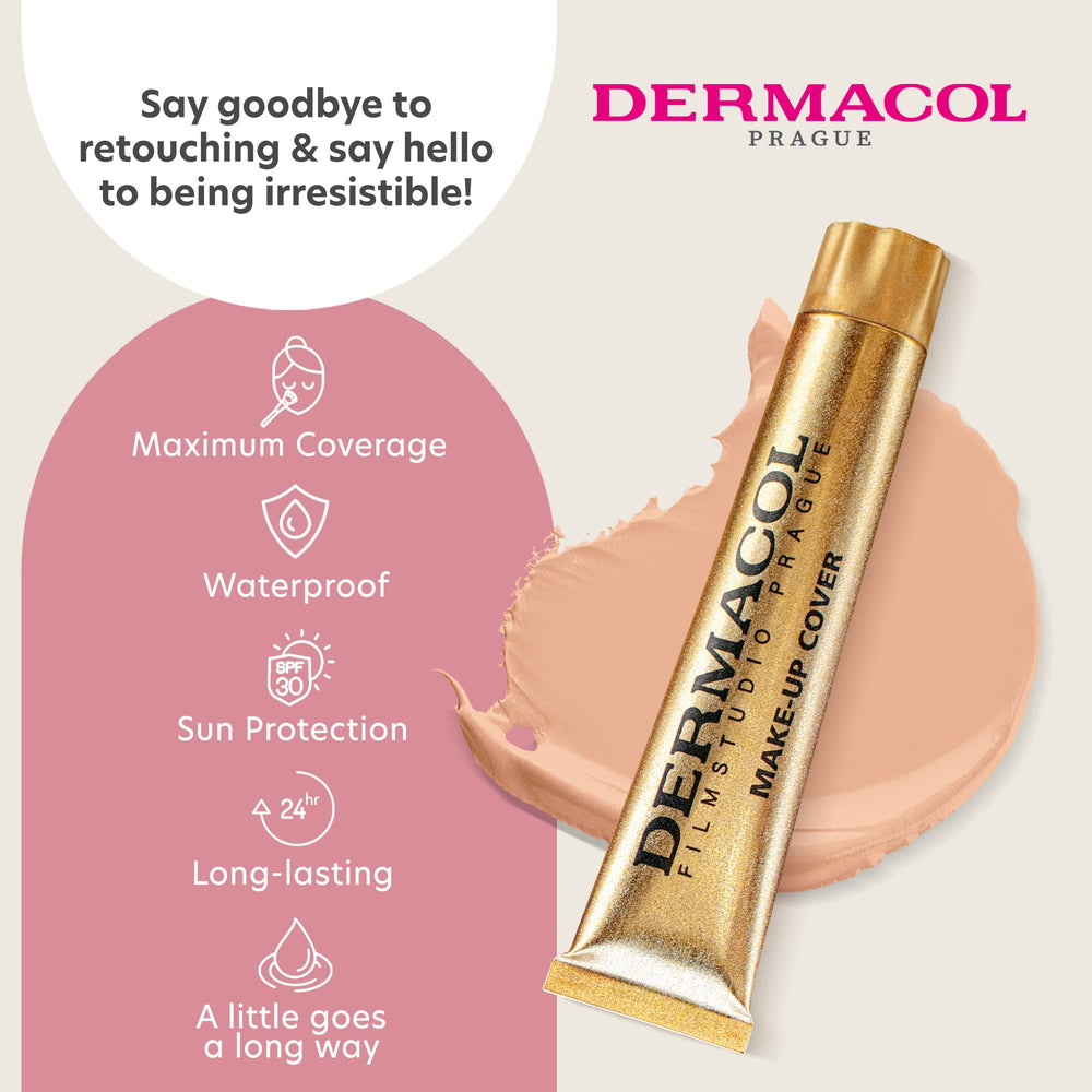Dermacol: rango de 17 tonos para adaptar la base a la piel.