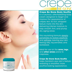 Dermactin Crepe Be Gone on neck and chest reveals silky, smooth appearance.