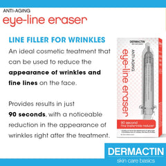 Dermactin línea de expresión rostro, suaviza líneas y mejora textura de la piel.