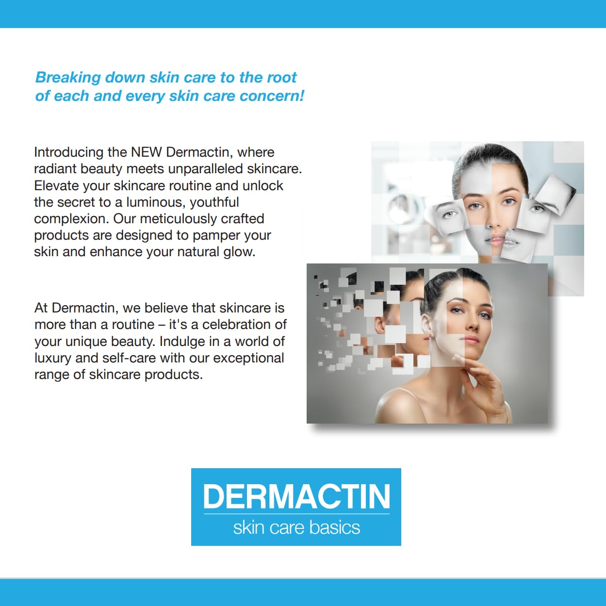 Dermactin reductor de arrugas rostro y ojos, ayuda a suavizar líneas faciales.