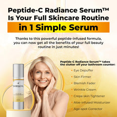 Dermacyl peptide-c radiance sérum application pipette: teint lumineux.