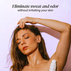 DERMAdoctor antiperspirant sans parfum — application douce sous l aisselle