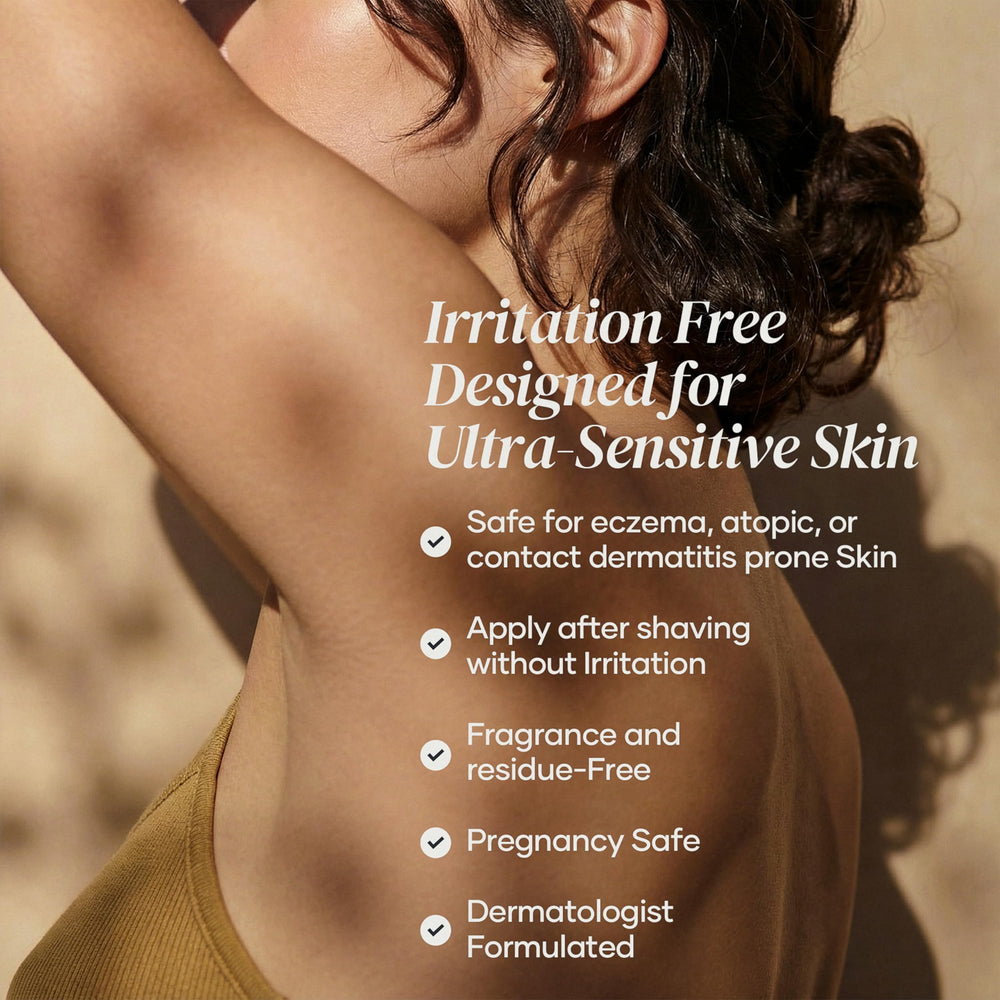 DERMAdoctor antiperspirant sans parfum — emballage clair et informatif