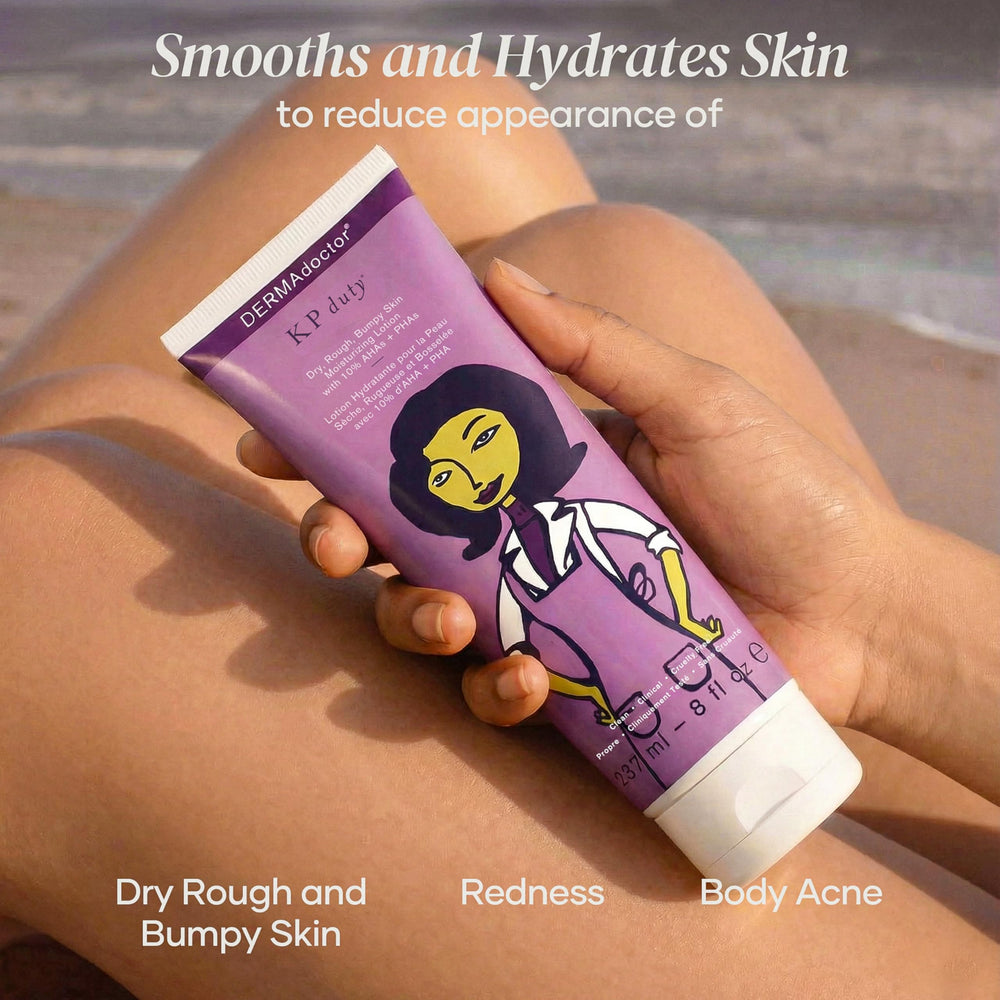 DERMAdoctor KP Bump Eraser, formula con urea y squalano: hidratacion prolongada.