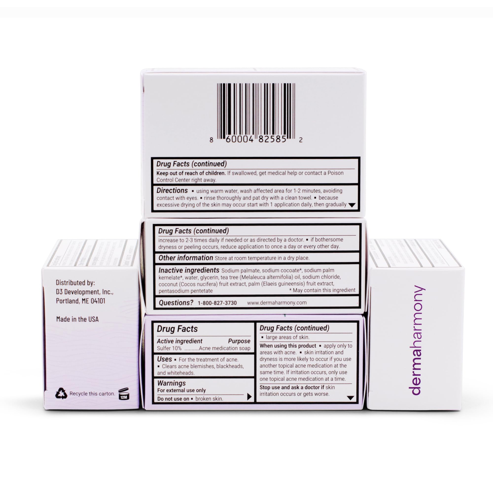 Dermaharmony: aplicación suave en áreas afectadas.