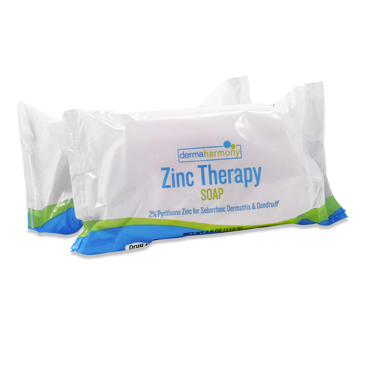 DermaHarmony barra 2% zinc piritionato – empaque individual para uso diario