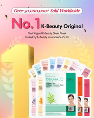DERMAL 78 Pack detalle de ingredientes con panthenol y té verde para suavidad