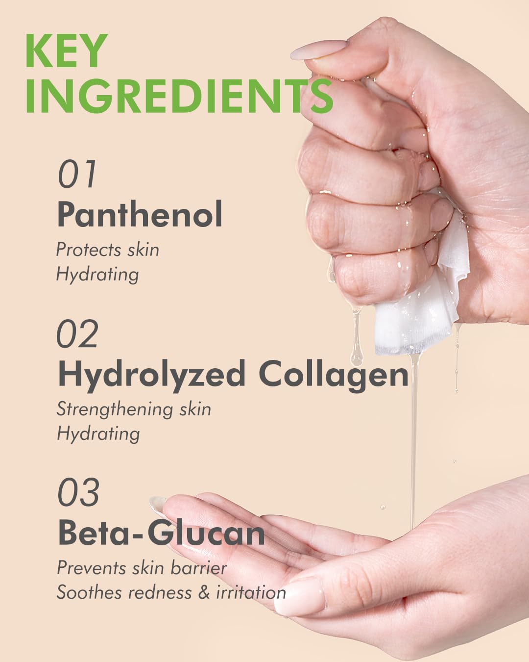 Uso diario de la mascarilla DERMAL para el rostro.