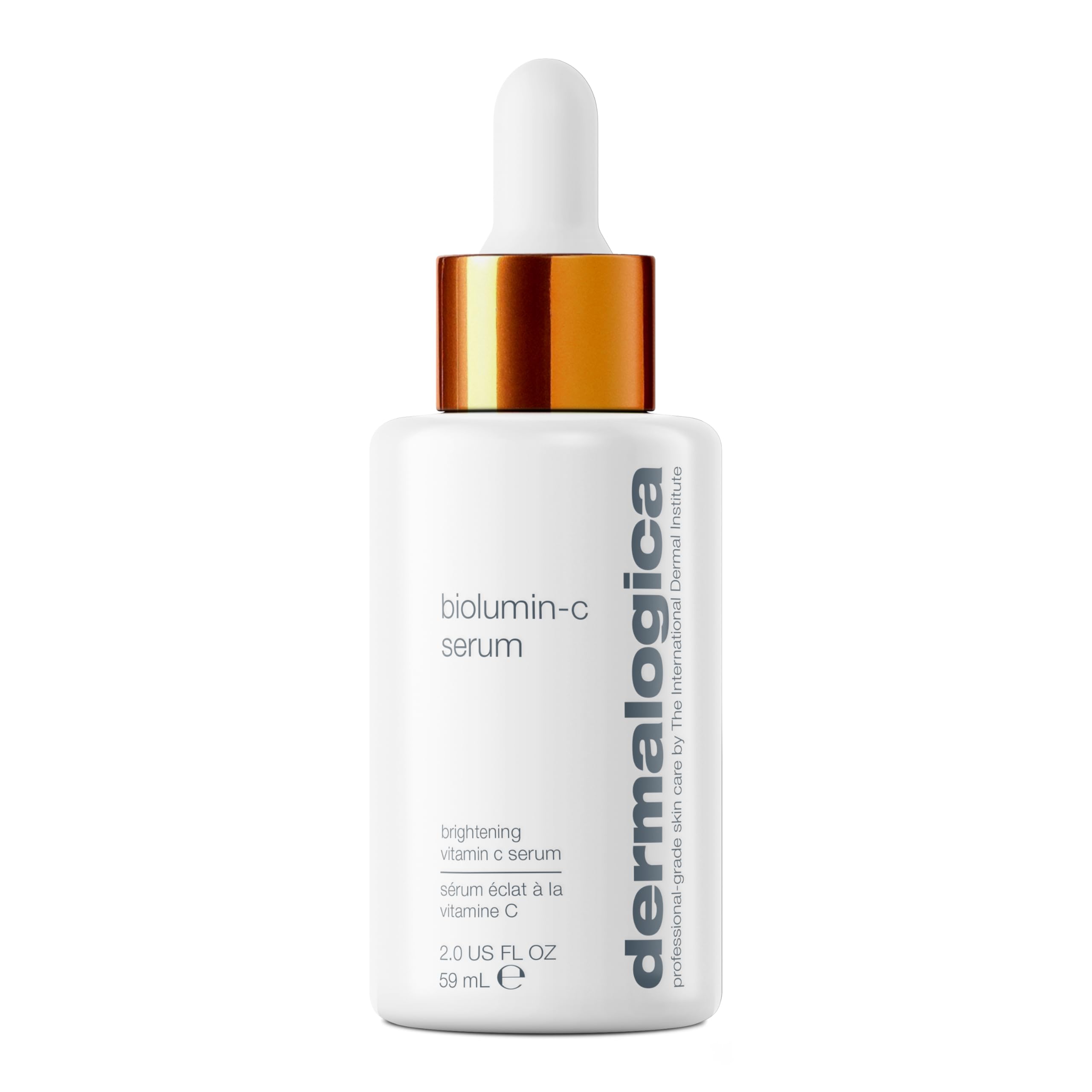 Dermalogica Biolumin-C Serum, botella elegante para una piel más luminosa.