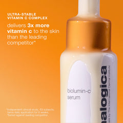 Dermalogica Biolumin-C Serum, gotero para aplicación rápida y piel radiante.