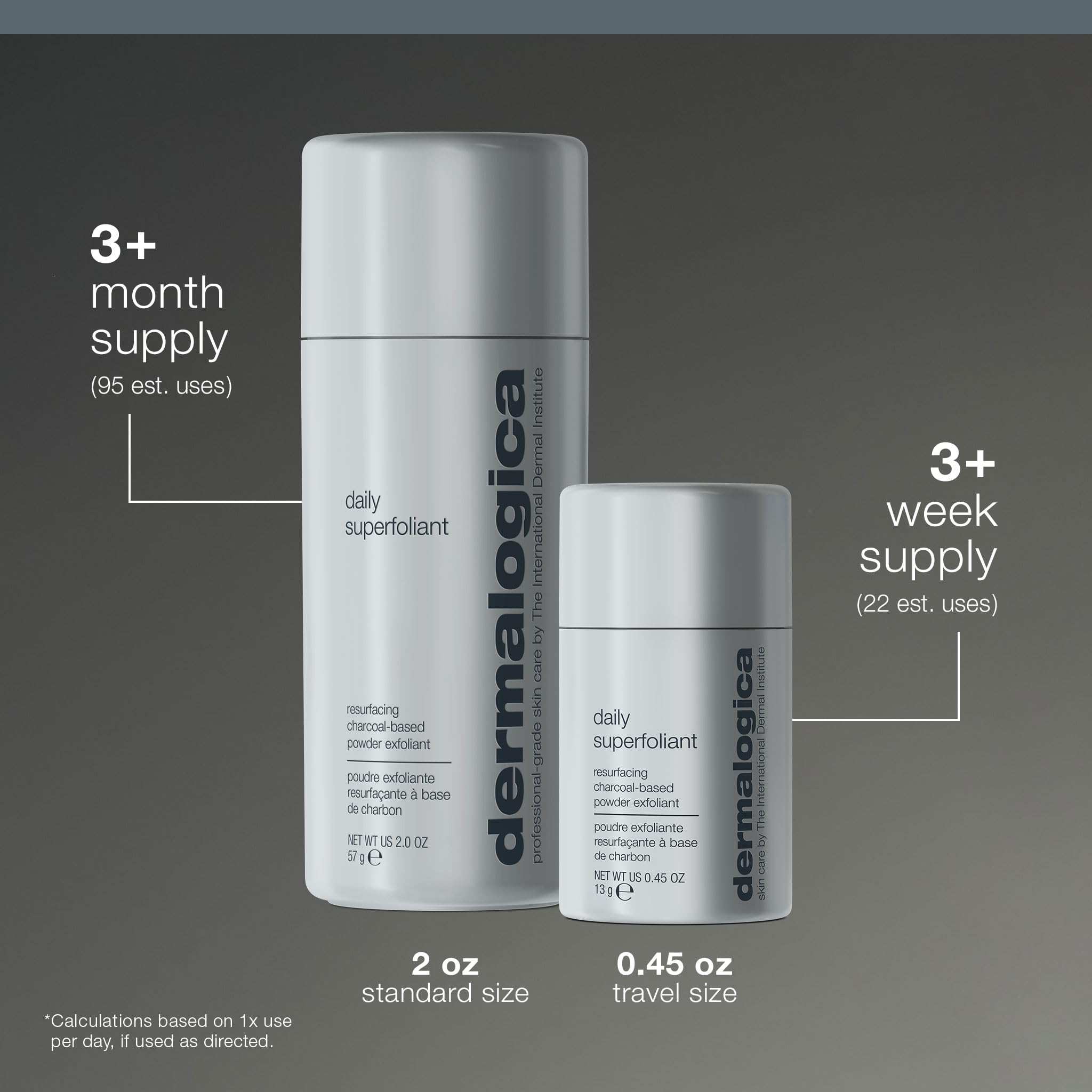 Dermalogica Daily Superfoliant: aplicación en la palma para exfoliar.