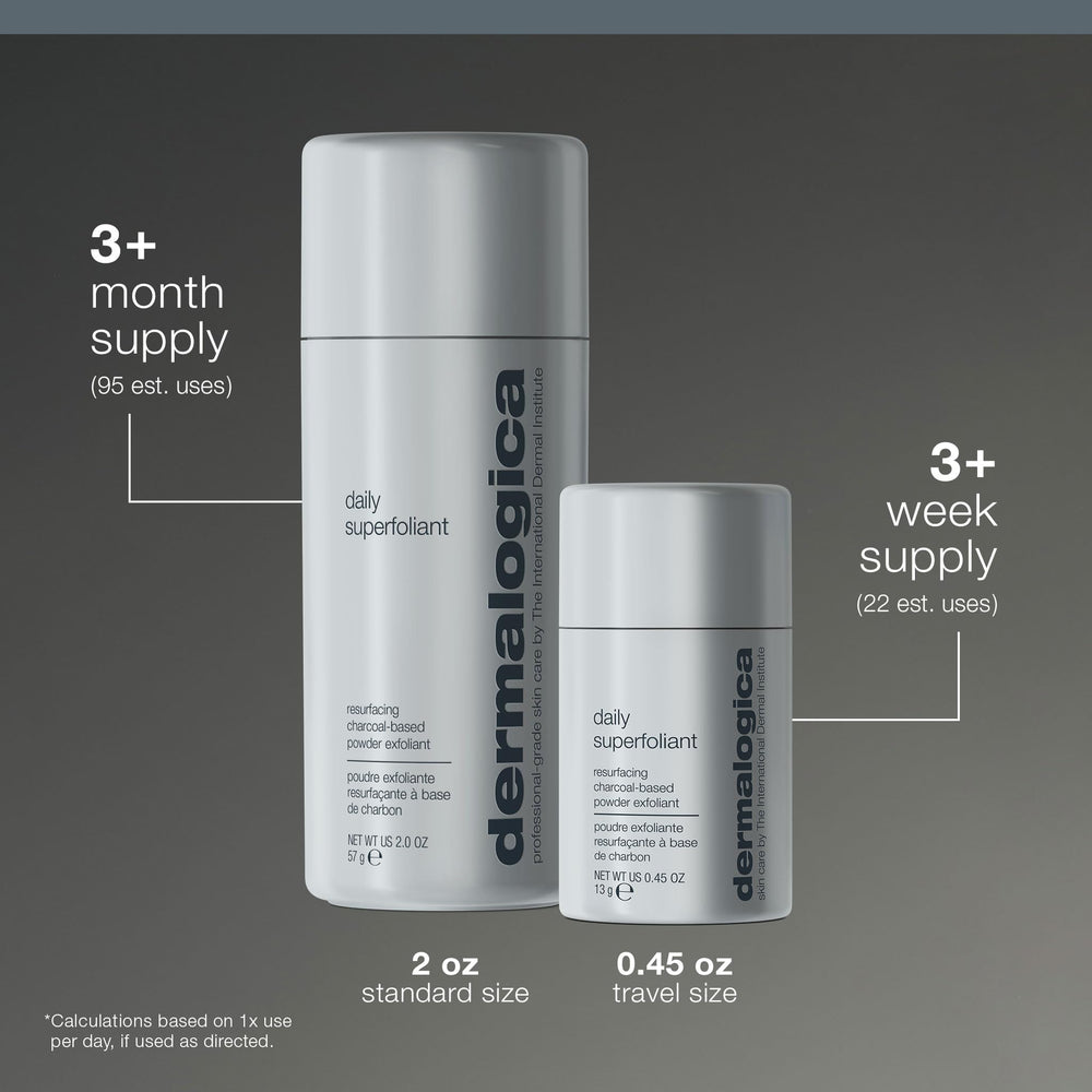 Dermalogica Daily Superfoliant: aplicación en la palma para exfoliar.