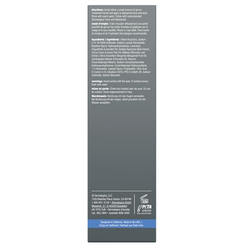 Dermalogica gel limpiador suave, aplicación en la palma facilita la limpieza diaria.